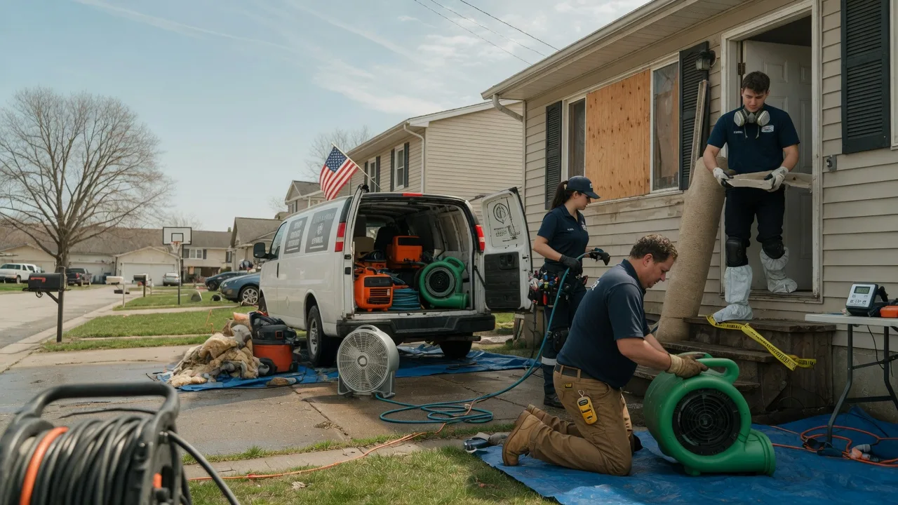 Water Damage Restoration in Brethren, MI near me